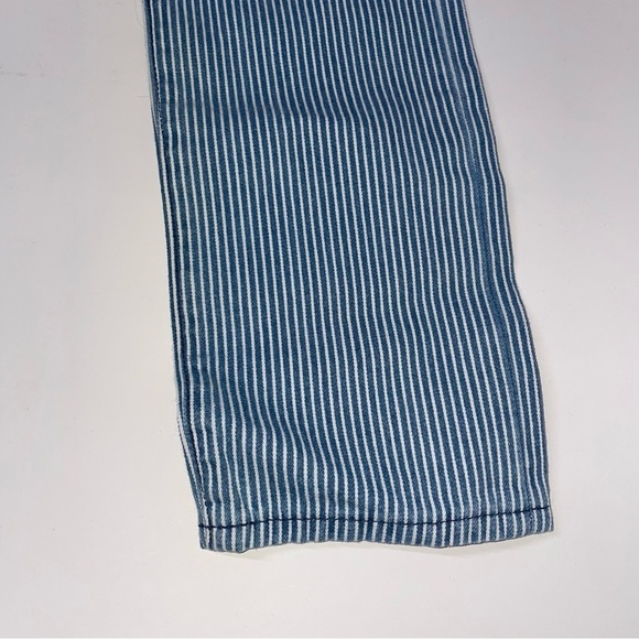 NEW Crewcuts Railroad Pinstripe Jeans Size Slim 10 - Picture 2 of 8